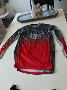 Hydrogen Gray and Black Lightweight Motocross Jersey